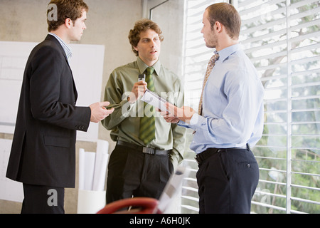 Businessmen having discussion Stock Photo