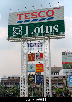 Tesco Lotus supermarket Bangkok Thailand Stock Photo