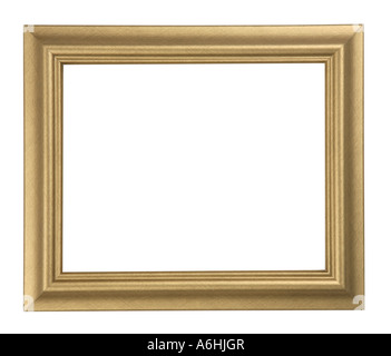 Picture frame cut out on white background Stock Photo