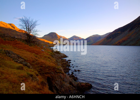Wastwater and Wasdale Head in the English Lake District Stock Photo