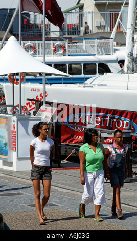 Victoria and Alfred Waterfront Cape Town South Africa Tourists Stock Photo