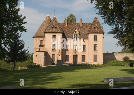 Chateau de Couches Burgundy Saone et Loire Bourgogne France Stock Photo
