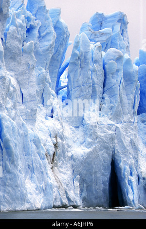 ice at Perito Moreno glacier, Argentina, Patagonia Stock Photo