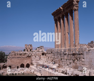 Temple Of Jupiter showing Corinthian Columns, Baalbeck, Bekaa Valley, Republic of Lebanon