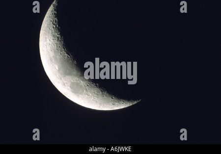 new crescent moon, Germany, Baden-Baden Stock Photo