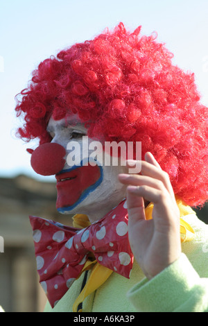 Clown face close up Stock Photo - Alamy