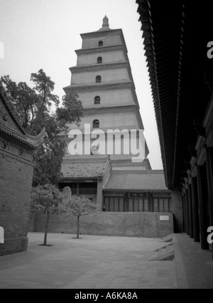 Dayan Ta Xi'an Xian Great Ancient Capital of China Shaanxi Chinese Asian Asiatic Asia Stock Photo