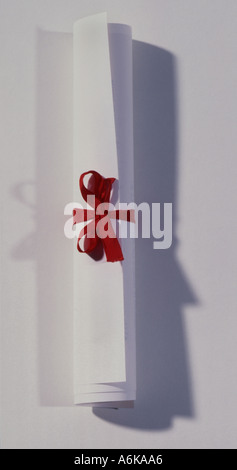 award presentation ribbon on white background Stock Photo - Alamy
