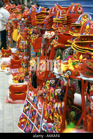 Street Market near Army of Terracotta Warriors Xi'an Xian Great Ancient Capital of China Shaanxi Chinese Asian Asiatic Asia Stock Photo
