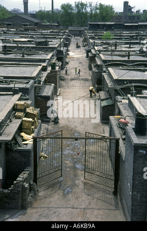 Pingyao from City Wall UNESCO World Heritage Site Shanxi China Chinese Asian Asiatic Asia Stock Photo
