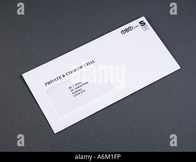 letter marked 'Private & Confidential' Stock Photo - Alamy