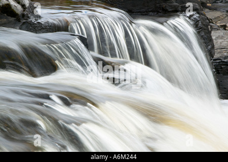 Eas Fors waterfall, Isle of Mull, Scotland, UK Stock Photo