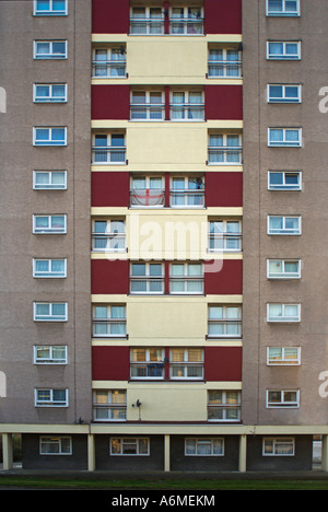 Block of flats in Harlow New Town, UK Stock Photo