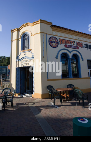Provincial hotel in art deco style Napier North Island New Zealand Stock Photo