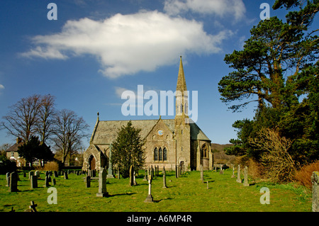 Church of Saint John, Bassenthwaite. Lake District National Park, Cumbria, England, U.K., Europe. Stock Photo