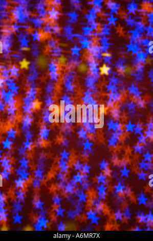 Abstract colorful lights blurred background Stock Photo