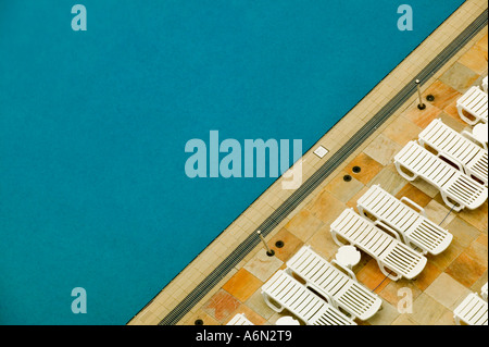 Pool at beach resort Rio de Janiero Brazil Stock Photo