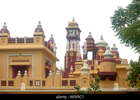 Clock Tower Lakshmi Narayan Temple New Delhi India Stock Photo