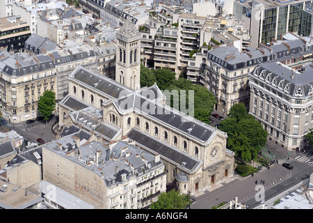 Place et Square Ozanam Boulevard du Montparnasse Paris France Stock Photo