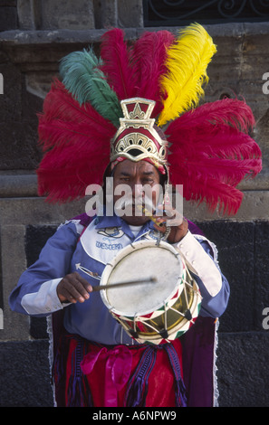 Man in Traditional Dress Mexico City Mexico Stock Photo