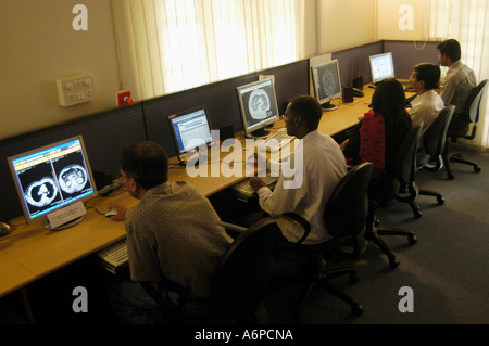 Medical call center in India Stock Photo