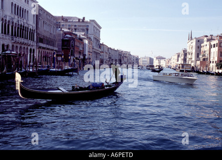 VENICE ITALY JANUARY. Venice is at risk from flooding pollution population decline expensive housing and  unemployment Stock Photo