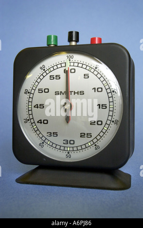 Close up of Smiths laboratory timer used in schools UK Stock Photo