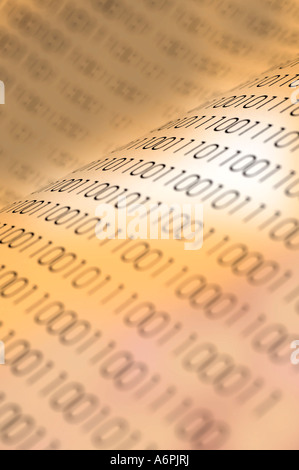 Binary code Stock Photo