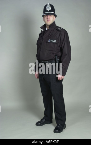 Police constable in full uniform UK Stock Photo