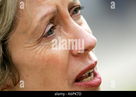 Patricia Hewitt campaigning during the general election England She became Secretary of State for Health on the 5 May 2005 Stock Photo