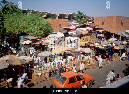 City central market in Ouagadougou. Burkina Faso Stock Photo
