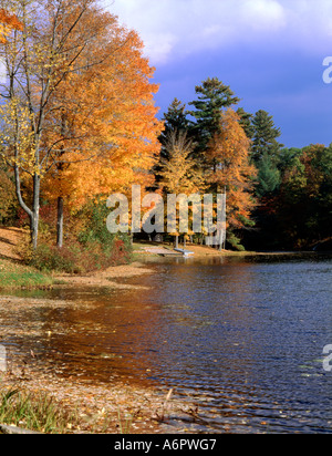 Fall colours in Vermont Stock Photo