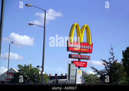 Menu at a Burger King drive thru Stock Photo - Alamy