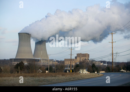 Limerick Generating Station nuclear power plant in Pottstown, PA Stock ...