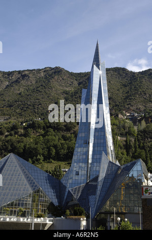 Andorra La Vella, hot springs Caldea Stock Photo