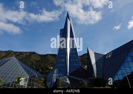 Andorra La Vella, hot springs Caldea Stock Photo