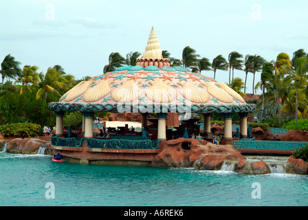 The cruise ship Carnival Fantasy from Port Canaveral Florida FL visits the Bahamas Nassau Stock Photo