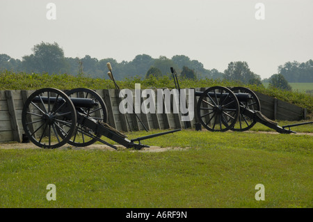 Union Cannon at Camp Nelson Stock Photo