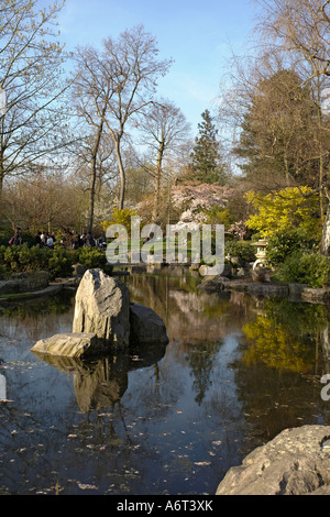 Kyoto Garden in Holland Park. Kensington and Chelsea, London, England, UK Stock Photo