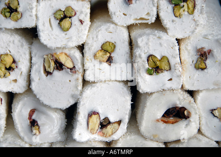 Rahat Lokum traditional Turkish sweet delight Stock Photo