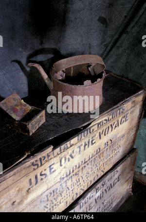 Antarctica, McMurdo Station, Scott's Discovery Hut Stock Photo - Alamy