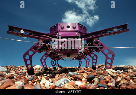 The Evolved Octopod, a robot created by scientists at Sussex University on a natural selection simulator Stock Photo