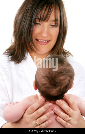 Mother and Baby Models Released Stock Photo