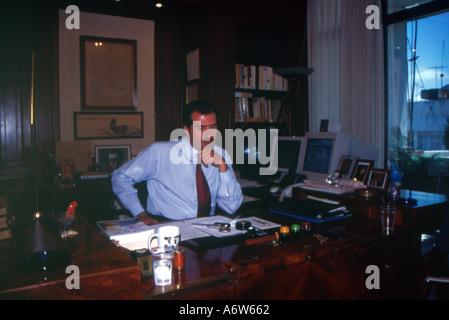 owner and general manager of An Nahar daily newspaper beirut lebanon Gebran Toueiny Stock Photo