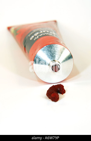 Tube of Tomato Puree Stock Photo