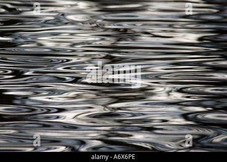 Water reflection pattern Stock Photo