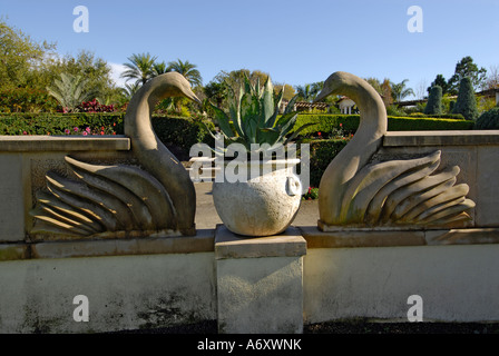 Hollis Garden park in the heart of downtown Lakeland Florida FL USA Stock Photo