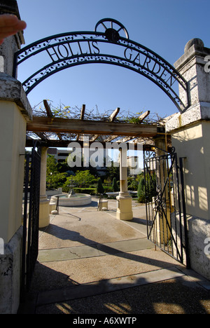 Hollis Garden park in the heart of downtown Lakeland Florida FL USA Stock Photo