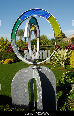 Hollis Garden park in the heart of downtown Lakeland Florida FL USA Stock Photo