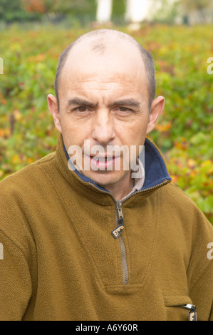 Sylvain Fadat Domaine d'Aupilhac. Montpeyroux. Languedoc. Owner winemaker. France. Europe. Stock Photo